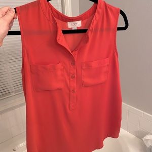 Coral Loft blouse